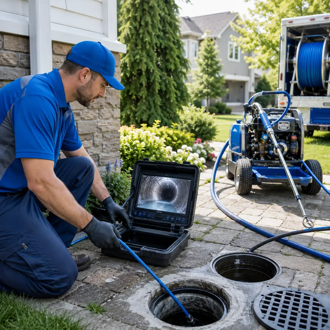Outdoor drain cleaning professionals serving Victor, NY